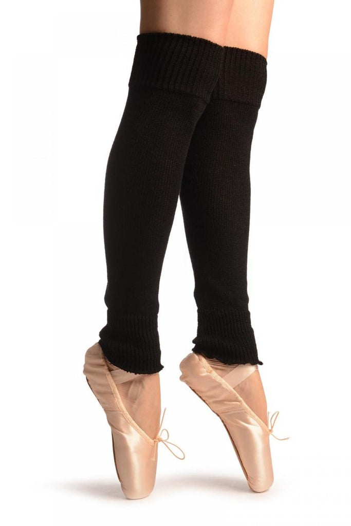 Liss Kiss Black Plain Dance/Ballet Leg Warmers - Leg Warmers