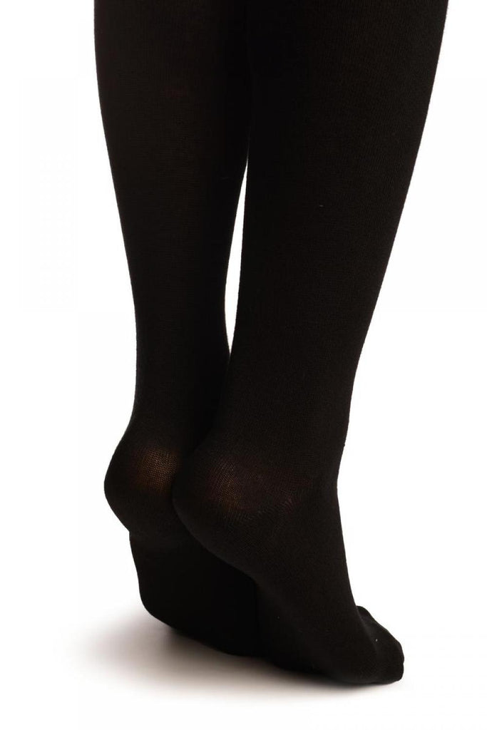 Liss Kiss Black With Oxford Blue Harlequin Top Over The Knee Socks - Over The Knee Socks