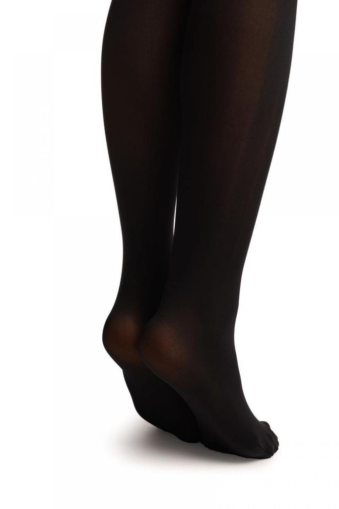 Liss Kiss Black With Woven Grey & Dark Grey Diamonds Tights - Tights