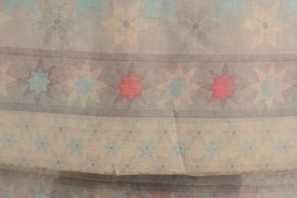 Liss Kiss Blue & Grey Stars & Circles Snood Scarf - Snood