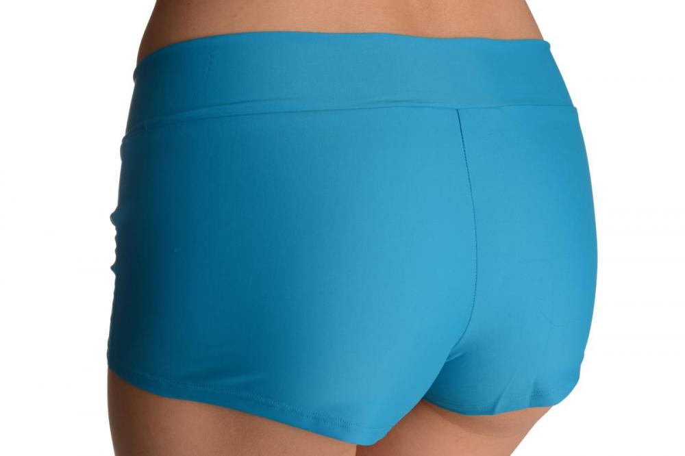 Liss Kiss Blue Women's Stretchy Yoga Panty Shorts - Shorts