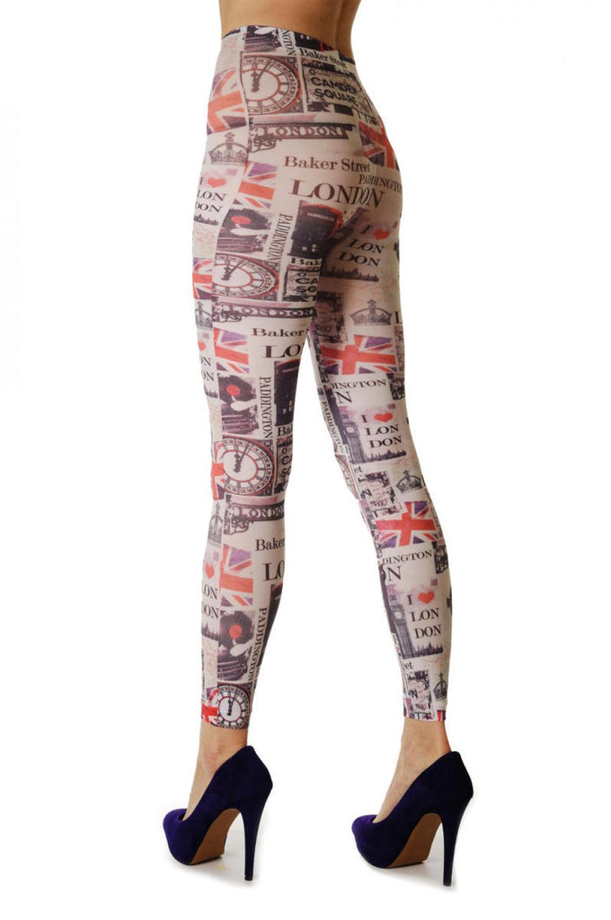 Liss Kiss Brief Time In London Camden Tube Map Footless - Tights Footless
