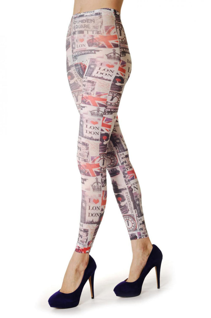 Liss Kiss Brief Time In London Camden Tube Map Footless - Tights Footless