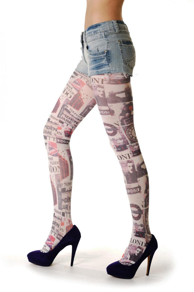 Liss Kiss Brief Time In London Camden Tube Map - Tights