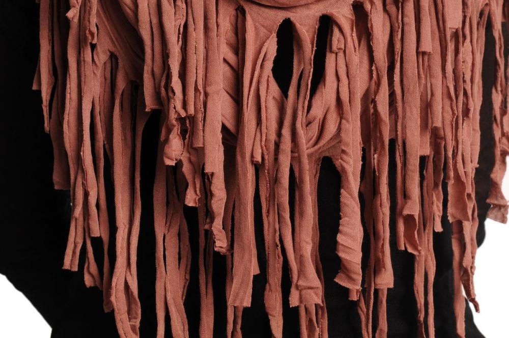 Liss Kiss Catawba Grape With Tassels Snood Scarf - Snood