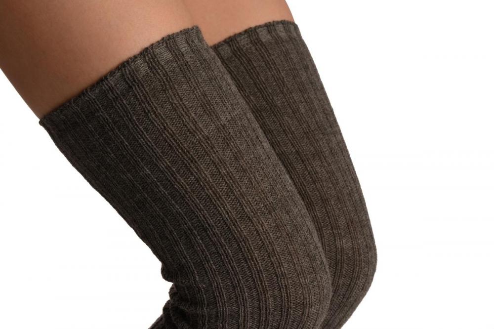 Liss Kiss Dark Grey Stirrup Dance/Ballet Leg Warmers - Leg Warmers