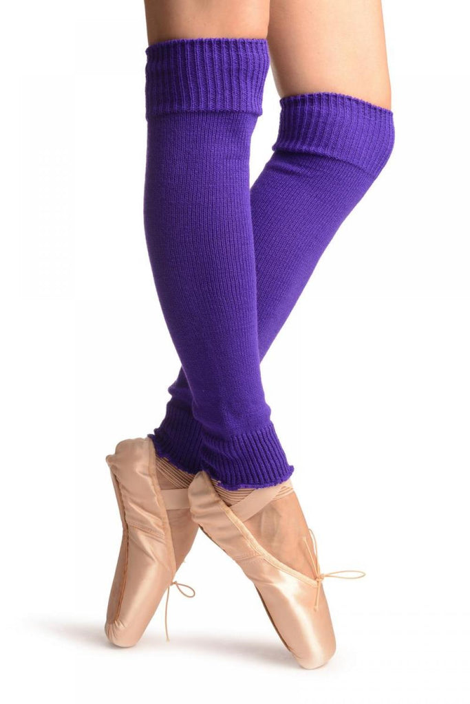 liss kiss Electric Indigo Plain Dance/Ballet Leg Warmers - Leg Warmers