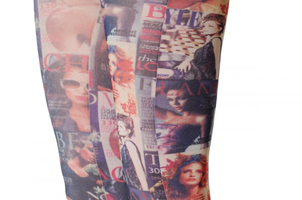 Liss Kiss Fashion Magazine Footless - Tights Footless