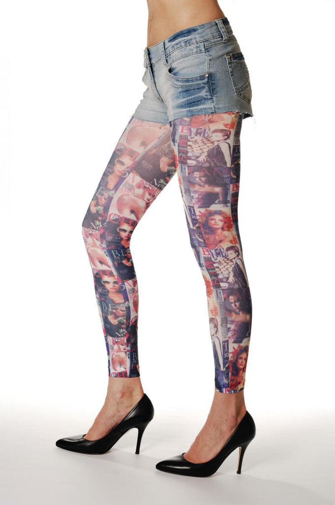 Liss Kiss Fashion Magazine Footless - Tights Footless