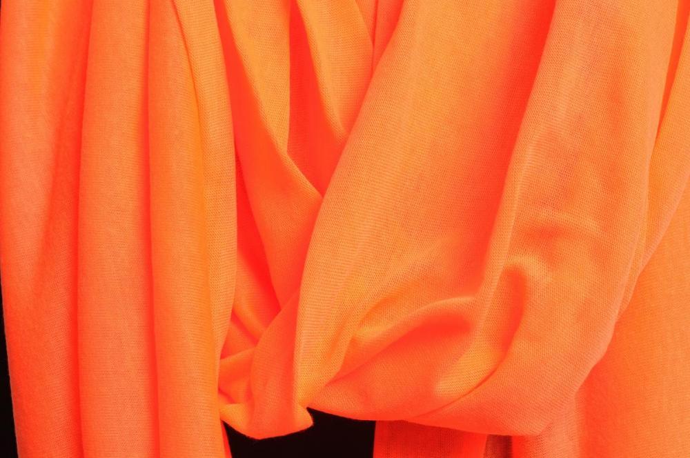 Liss Kiss Fluorescent Orange Two Or Three Loops Snood - Scarf
