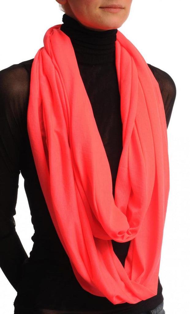 Liss Kiss Fluorescent Pink Two Or Three Loops Snood - Scarf