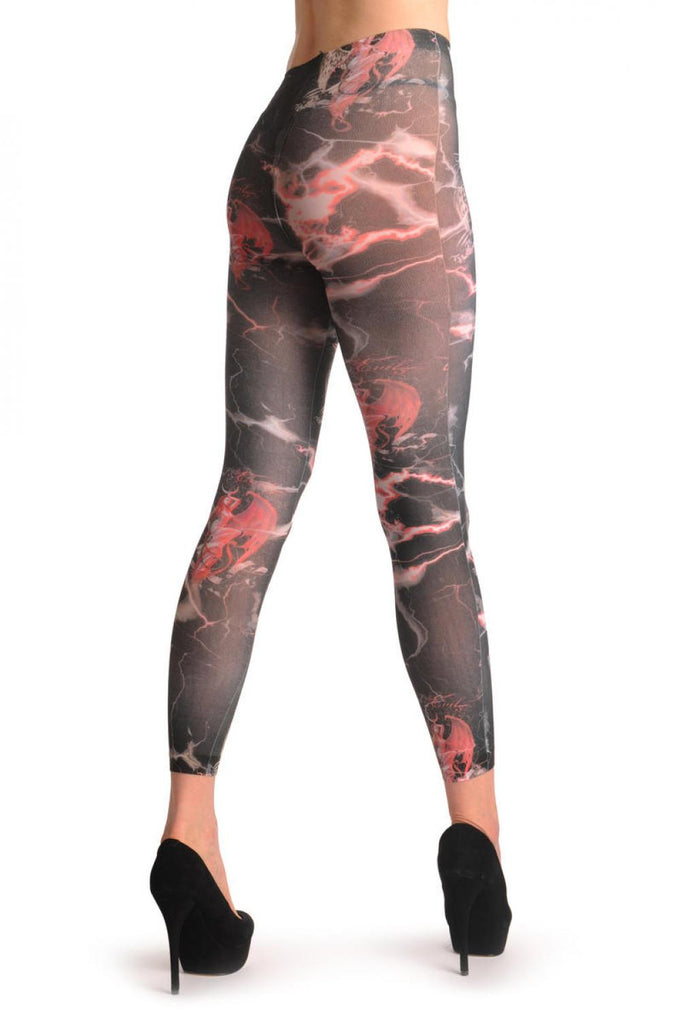 Liss Kiss Gothic Alchemy Angel Footless - Tights Footless