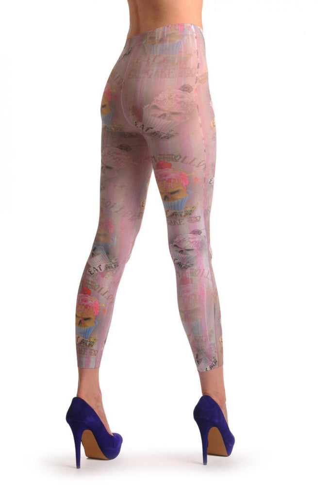 Liss Kiss Gothic Alchemy Cupcakes Footless - Tights Footless