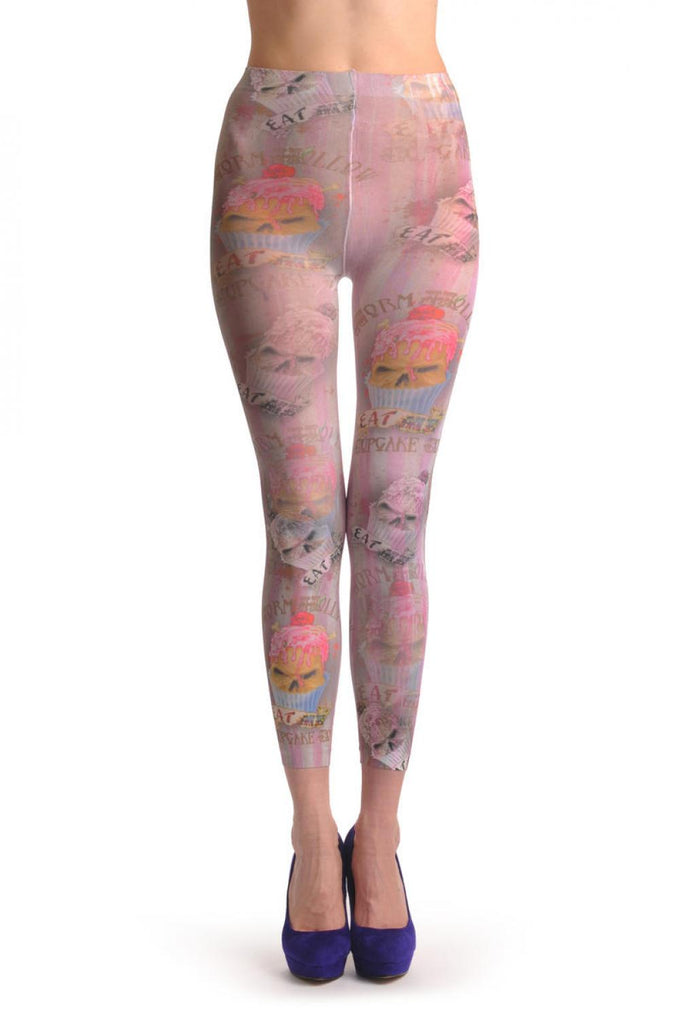 liss kiss Gothic Alchemy Cupcakes Footless - Tights Footless