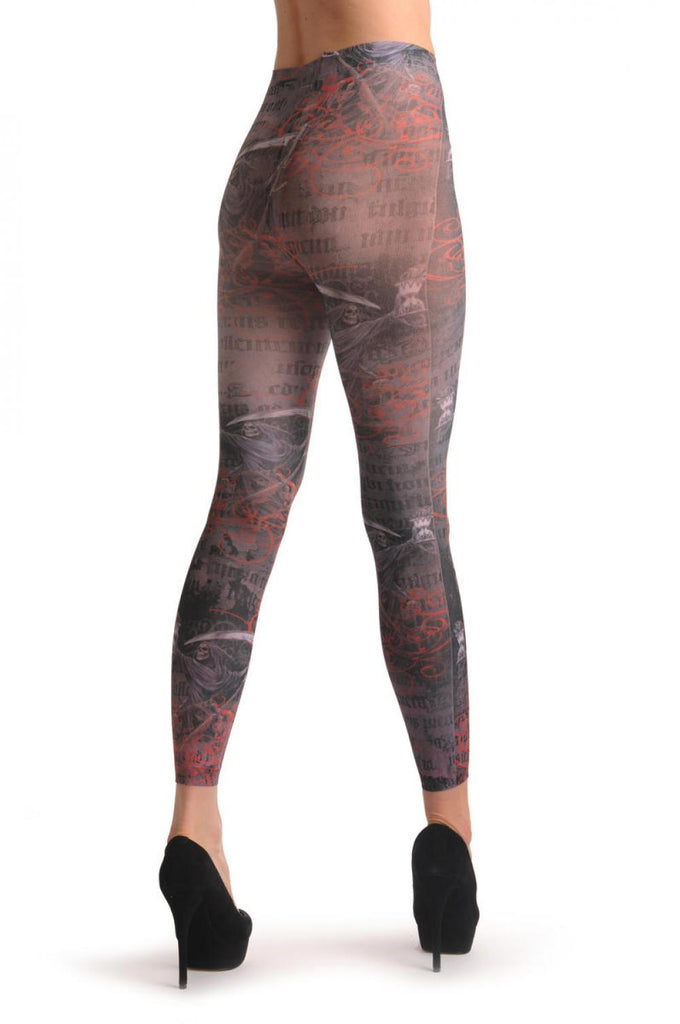 Liss Kiss Gothic Alchemy Death & Lyrics Footless - Tights Footless