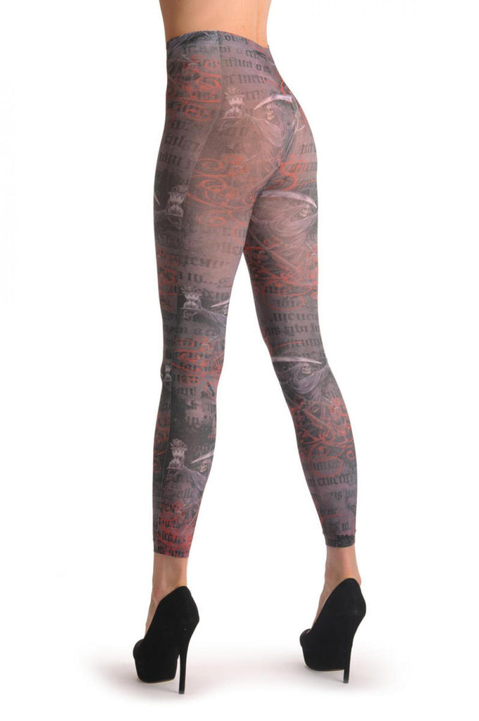 Liss Kiss Gothic Alchemy Death & Lyrics Footless - Tights Footless