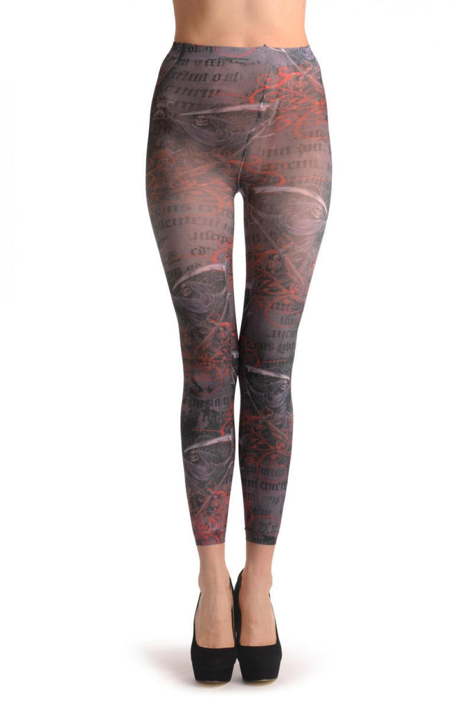 liss kiss Gothic Alchemy Death & Lyrics Footless - Tights Footless