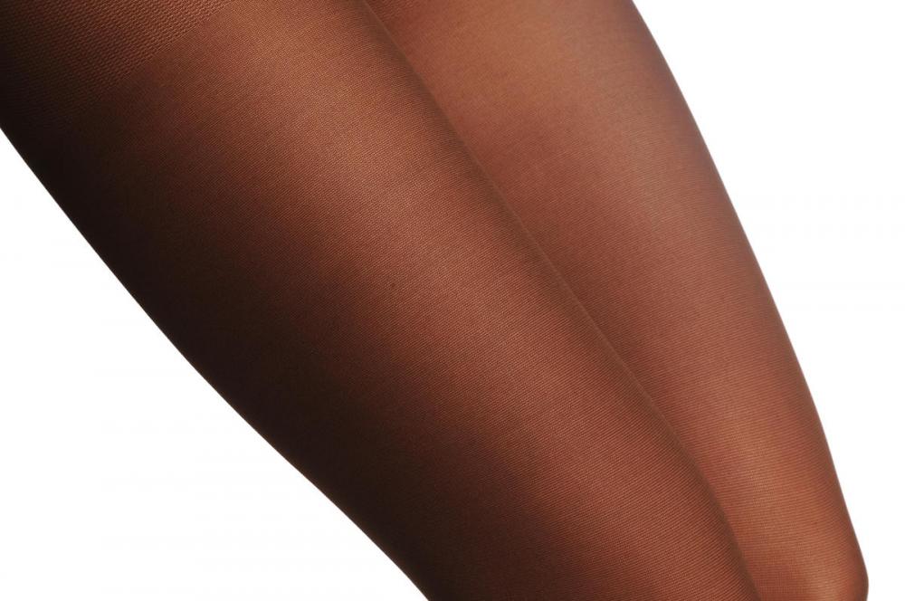 Liss Kiss Grey Back Seam With Vintage Element On Brown 40 Den - Tights