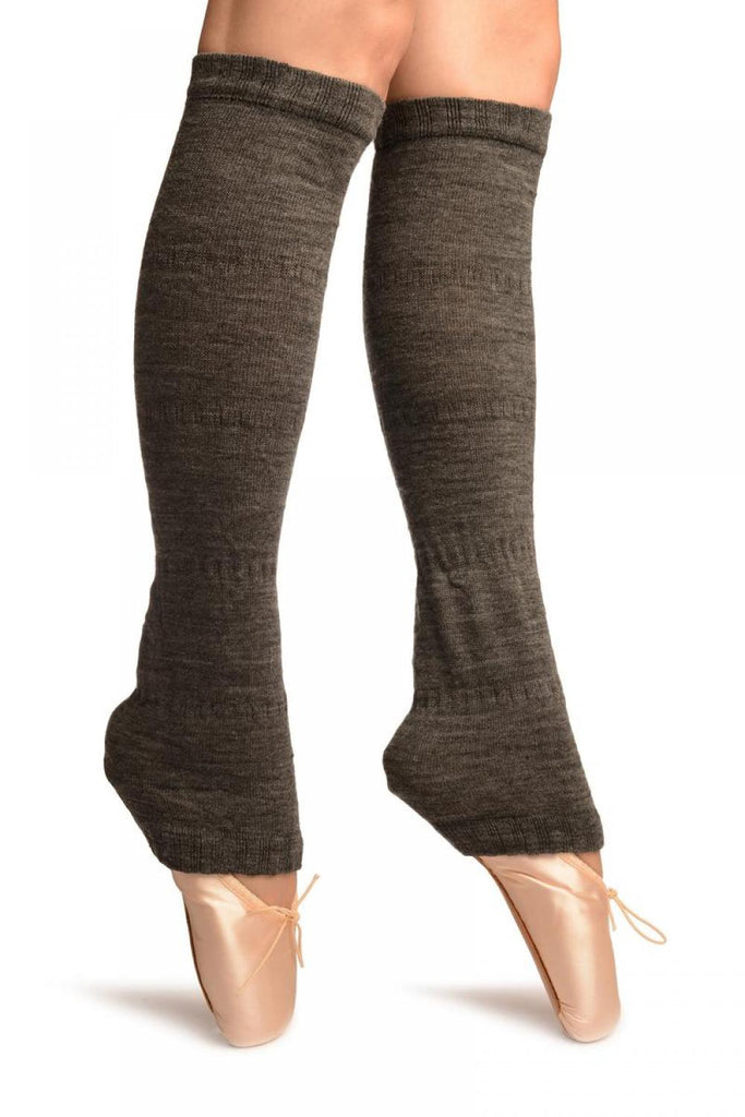 Liss Kiss Grey Gaufre Dance/Ballet Leg Warmers - Leg Warmers