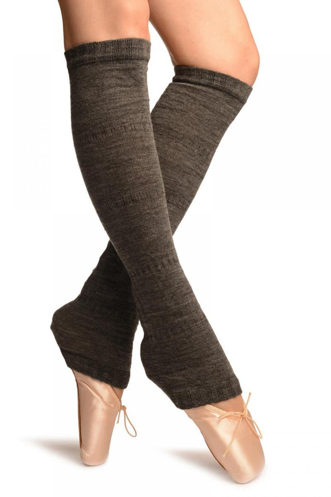 Liss Kiss Grey Gaufre Dance/Ballet Leg Warmers - Leg Warmers