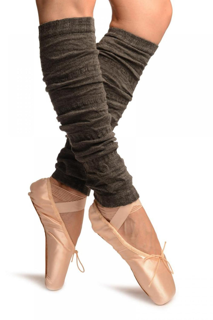 liss kiss Grey Gaufre Dance/Ballet Leg Warmers - Leg Warmers