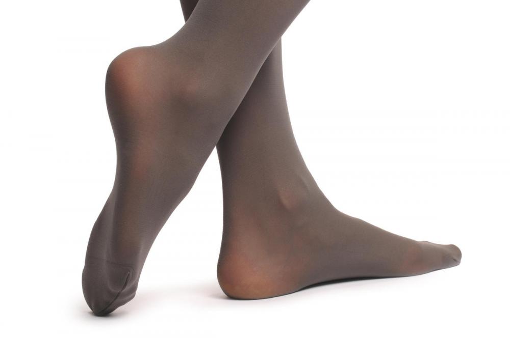 Liss Kiss Grey Luxurious Hold Ups With Floral Silicon Lace 60 Den - Hold Ups