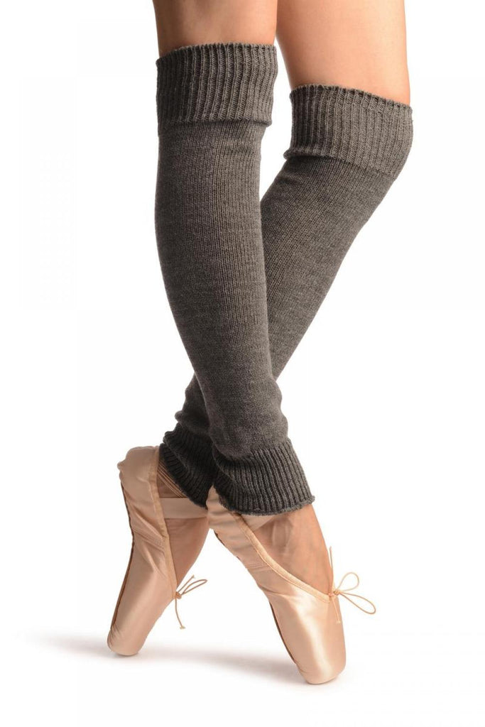 liss kiss Grey Plain Dance/Ballet Leg Warmers - Leg Warmers