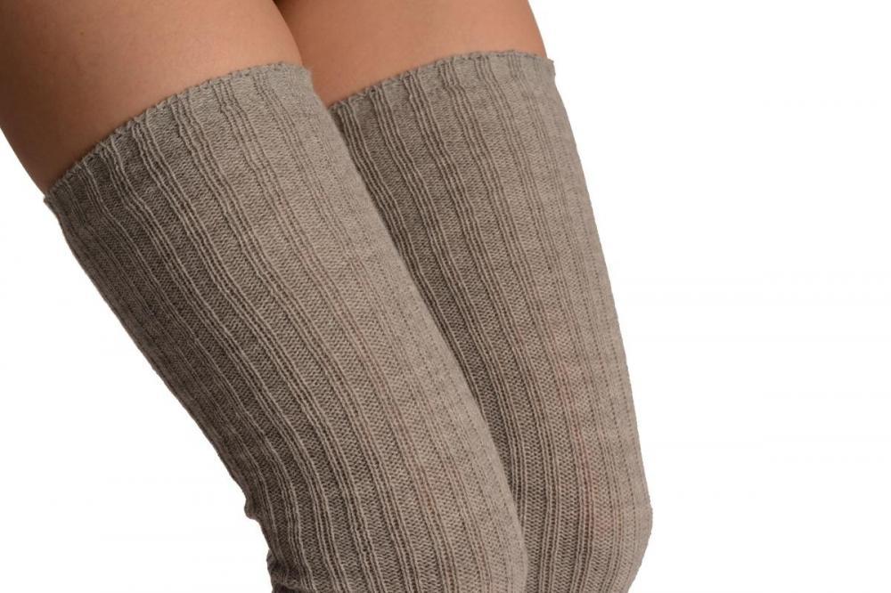 Liss Kiss Grey Stirrup Dance/Ballet Leg Warmers - Leg Warmers