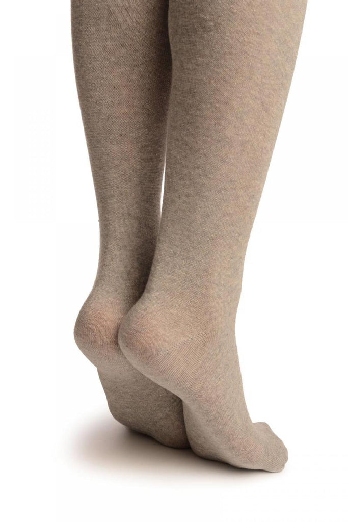 Liss Kiss Grey With Pink Harlequin Top Over The Knee Socks - Over The Knee Socks