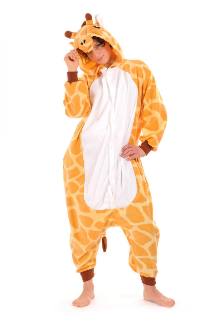 Liss Kiss Happy Giraffe - Unisex Onesies Fun Party Wear For Him Or Her - Jumpsuit