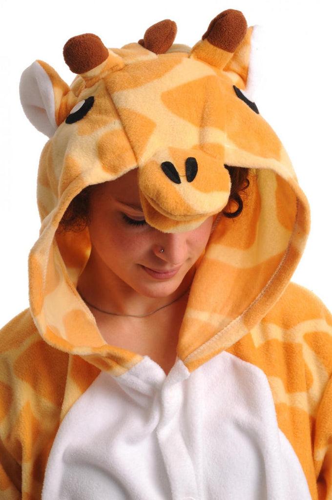 Liss Kiss Happy Giraffe - Unisex Onesies Fun Party Wear For Him Or Her - Jumpsuit