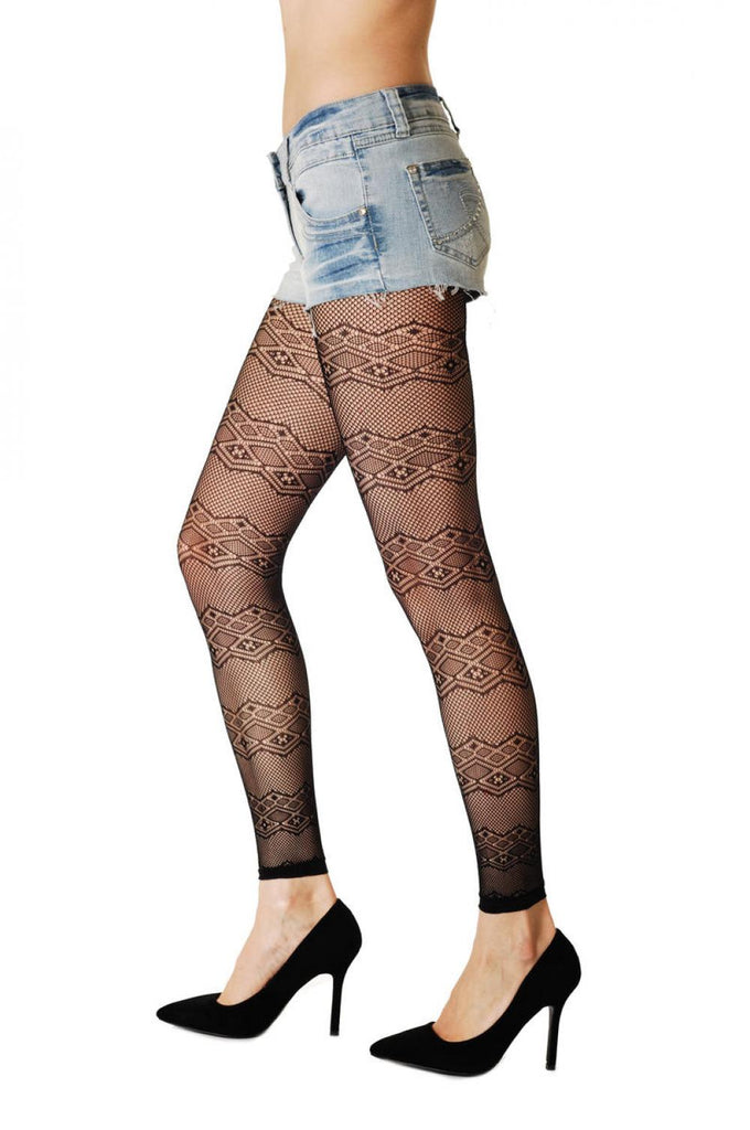 liss kiss Layers With Rombs Footless - Tights Footless