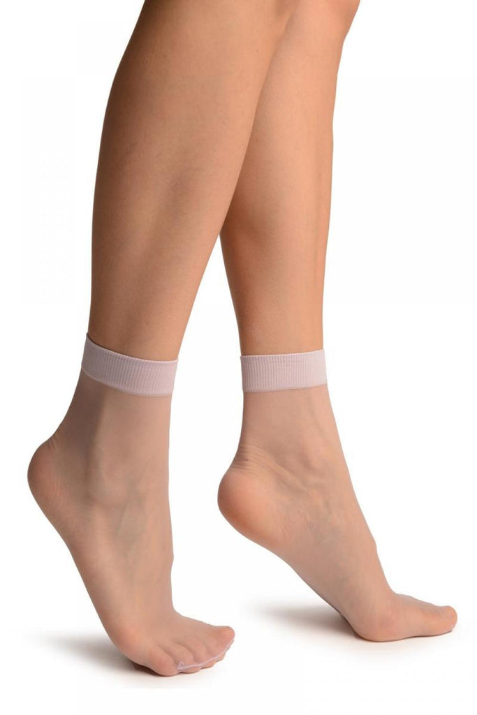 liss kiss Light Lilac Summer Ankle High Socks - Socks