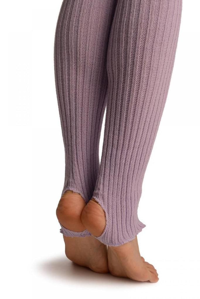 Liss Kiss Lilac Purple Stirrup Dance/Ballet Leg Warmers - Leg Warmers