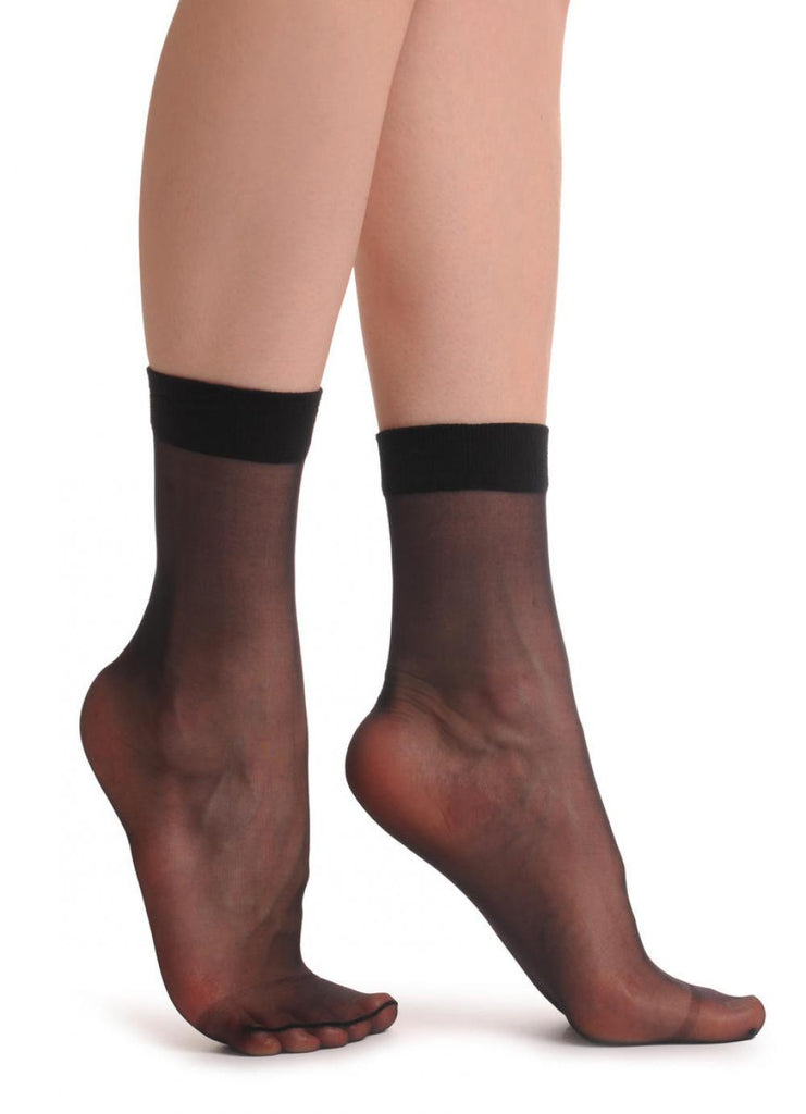 liss kiss 2 x Black Socks Ankle Highs 15 Den - Socks liss kiss 2 x Black Socks Ankle Highs 15 Den - Socks