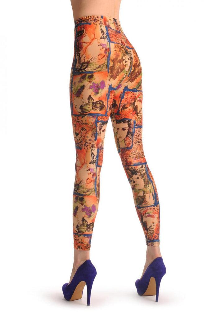 Liss Kiss A Girl With Leopard - Leggings