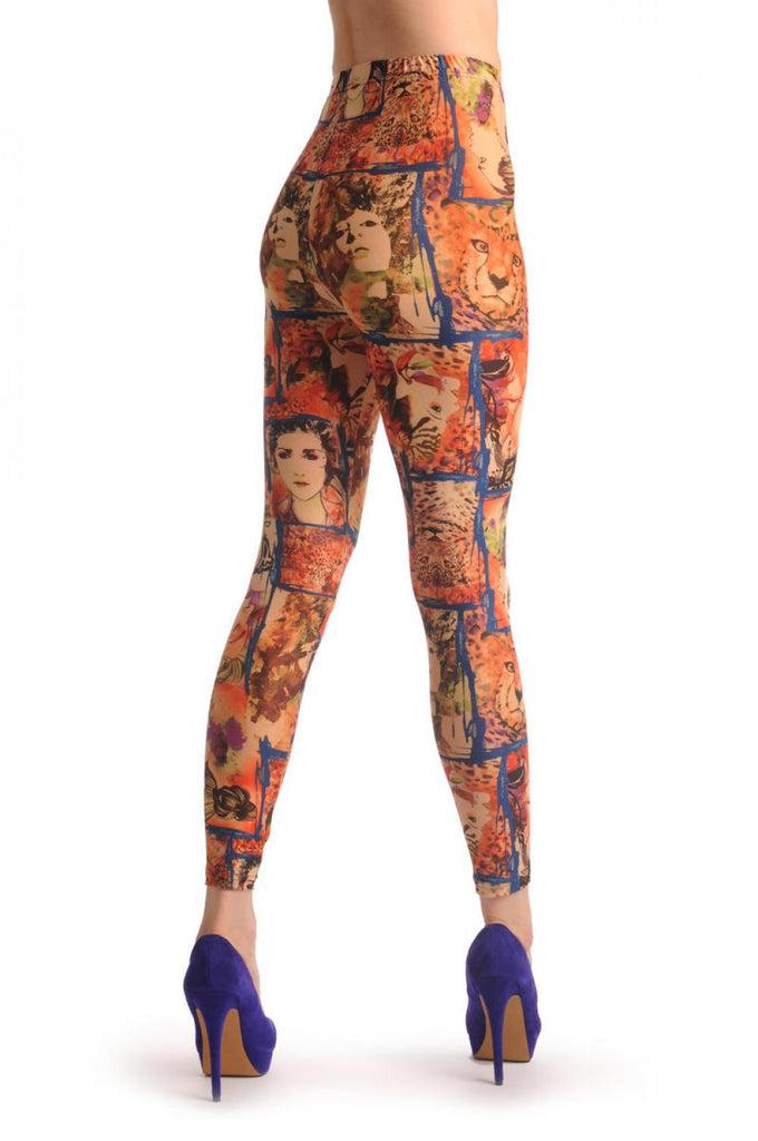 liss kiss A Girl With Leopard - Leggings liss kiss A Girl With Leopard - Leggings