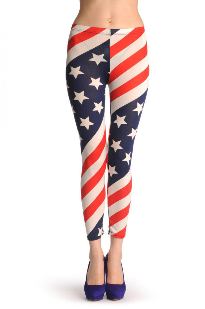 liss kiss American Flag - Leggings