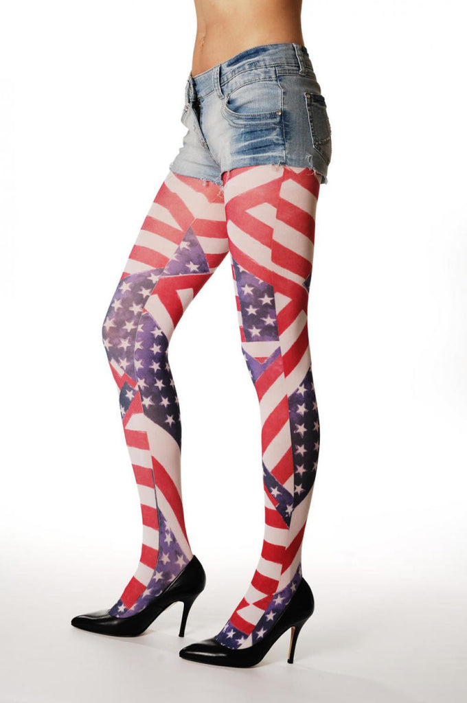 Liss Kiss American Flag - Tights