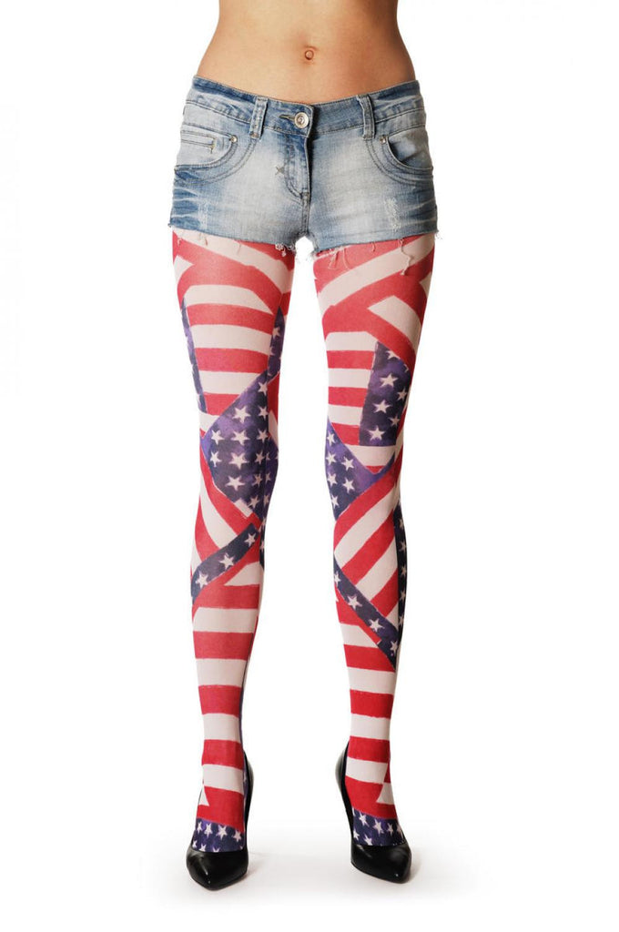 liss kiss American Flag - Tights