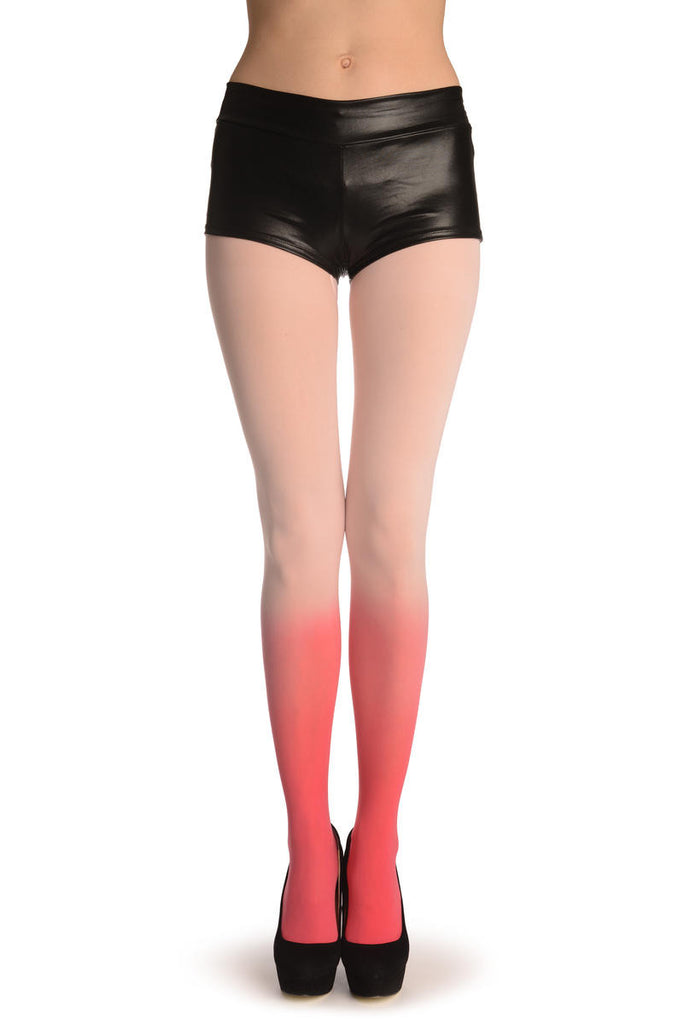 liss kiss Baby Pink & Strawberry Pink Ombre - Tights