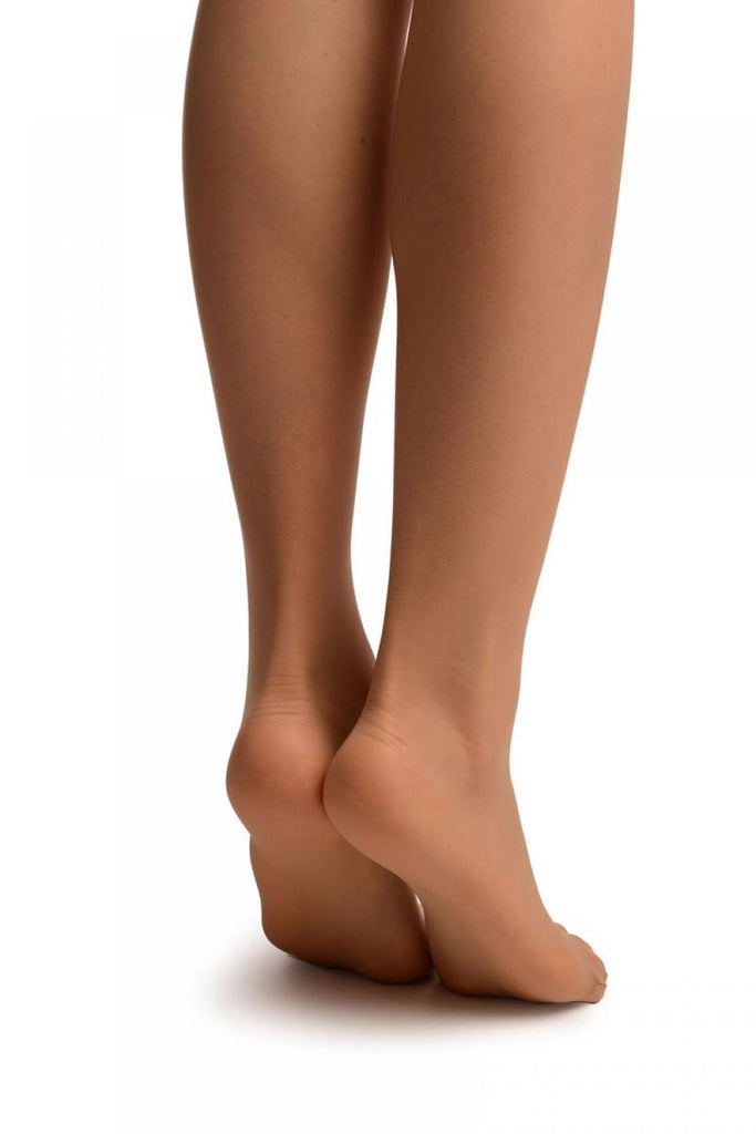 Liss Kiss Beige With Striped Top Tights - Tights