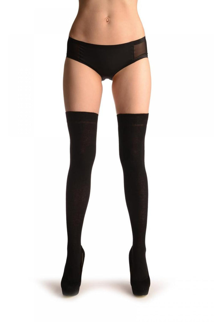 Liss Kiss Black All Over - Over The Knee Socks