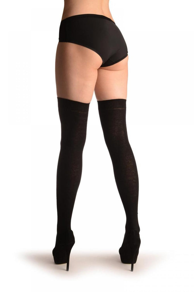 Liss Kiss Black All Over - Over The Knee Socks