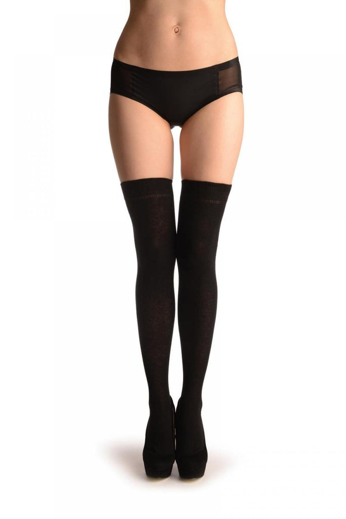 liss kiss Black All Over - Over The Knee Socks