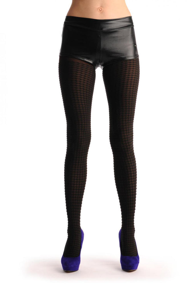 liss kiss Black & Brown Checkered - Tights