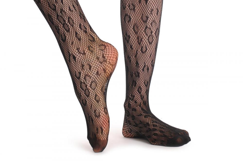 Liss Kiss Black Leopard - Hold Ups