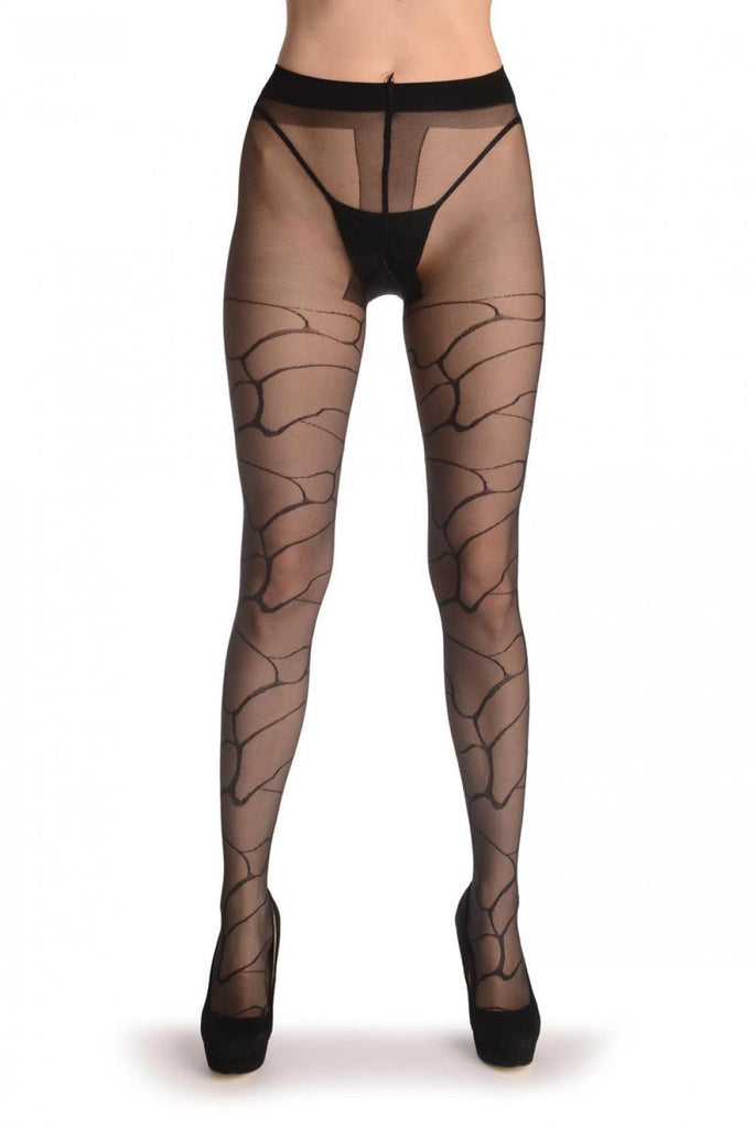 Liss Kiss Black Marble 20 Den - Tights
