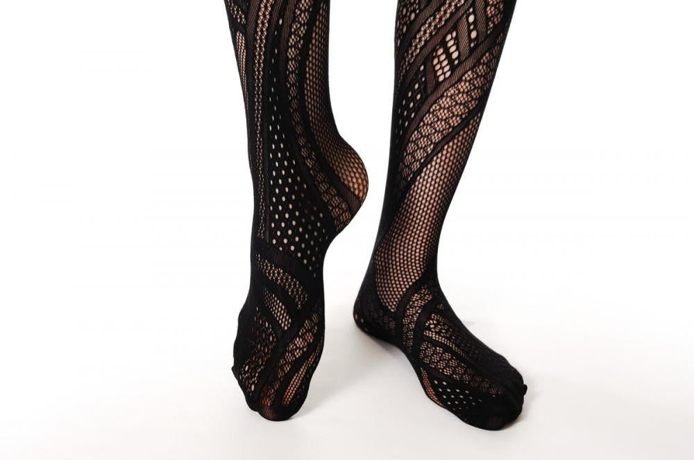 Liss Kiss Black Maze - Tights