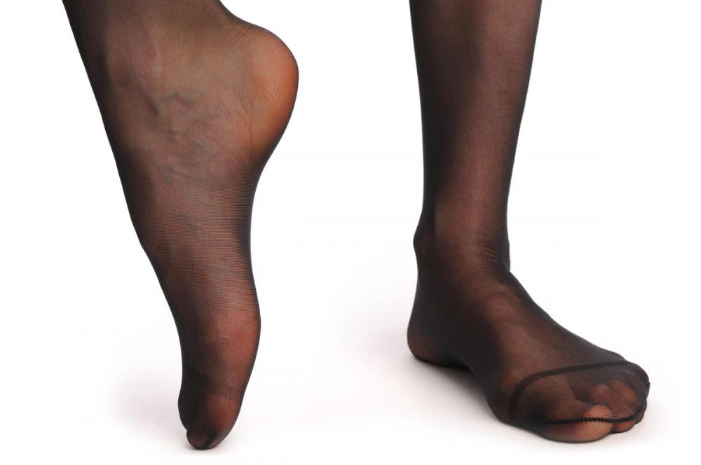 Liss Kiss Black Opaque Sketches On The Side - Tights